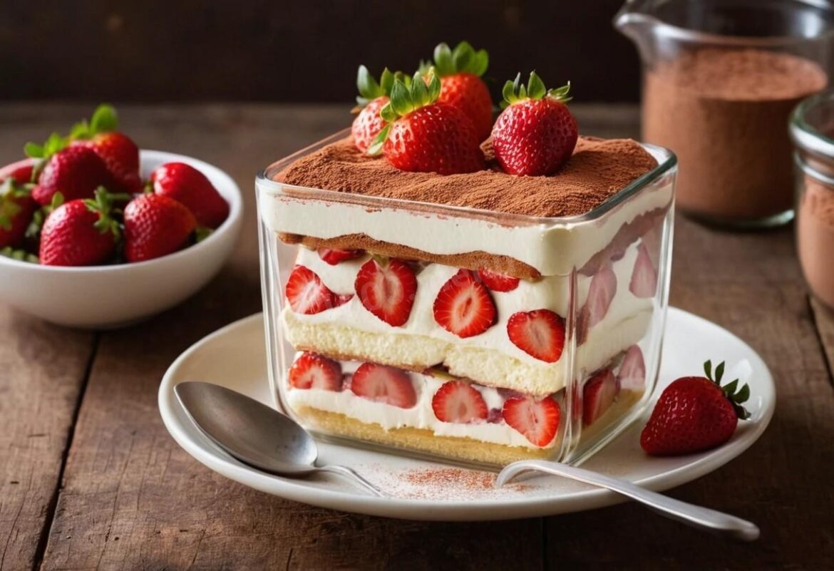 Reteta Tiramisu cu căpșuni