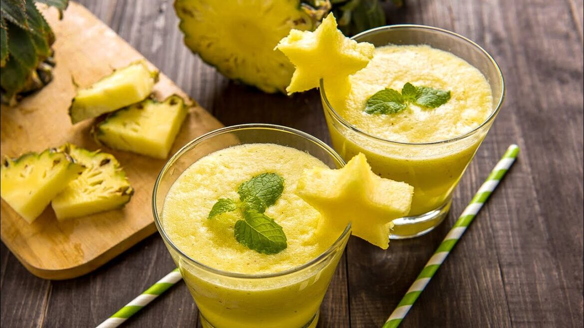 Reteta Suc de ananas și ghimbir